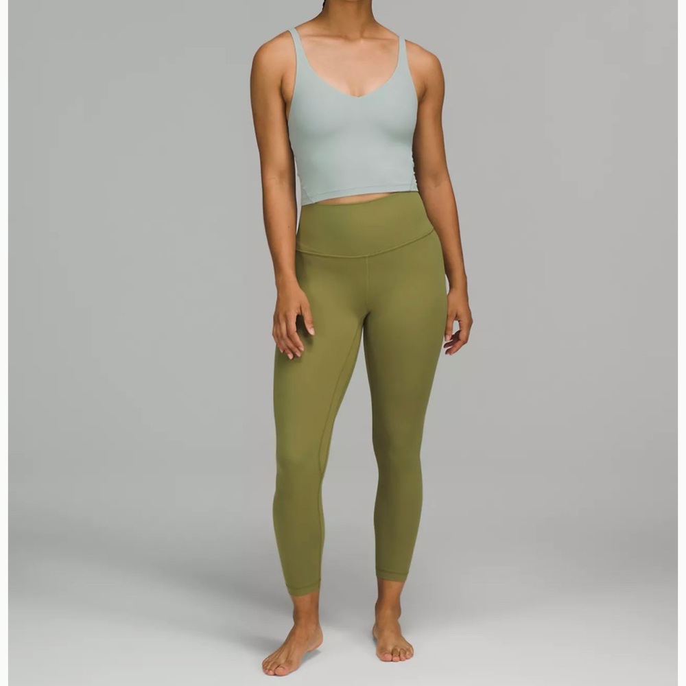 NWT lululemon Align High-Rise Pant 25" - Bronze Green - Size 4